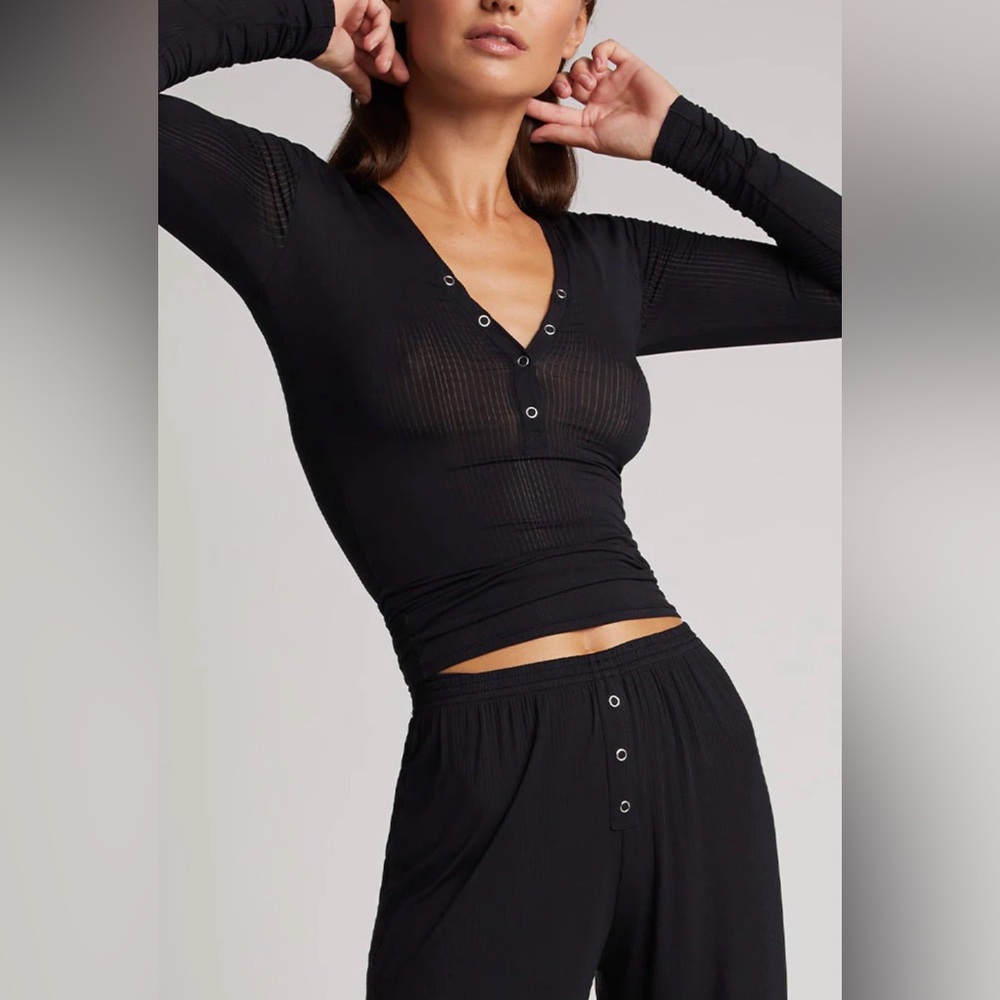 Negative underwear whipped Henley and pant set